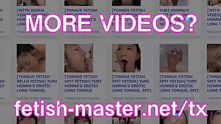 Japanese Asian Tongue Doubled Facet Nose Licking Sucking Kissing Handjob Fetish - More at fetish-master&period;net
